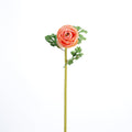 24" Faux Peach Ranunculus