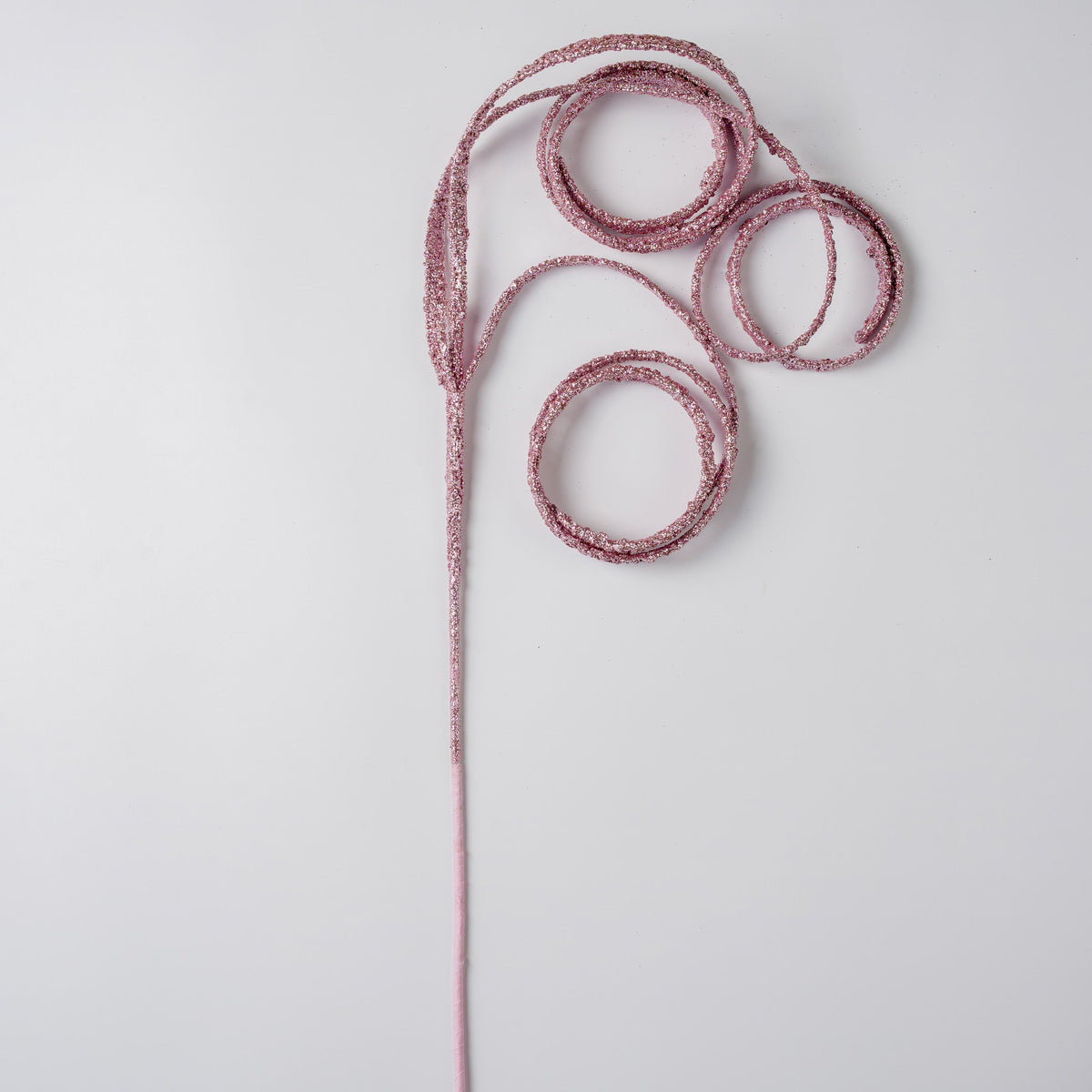 Blush Pink Twirl Ribbon Pick