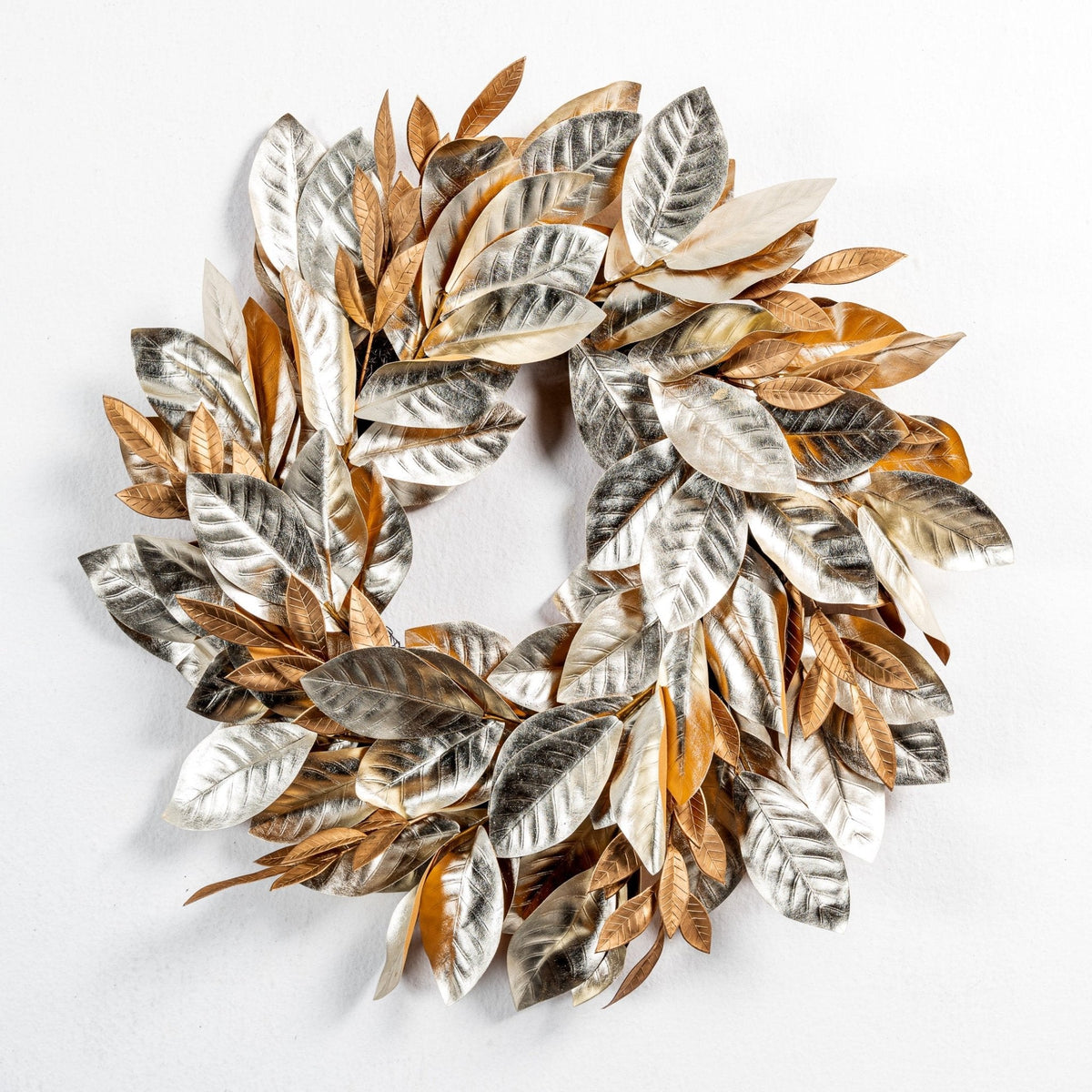 28" Gold Magnolia Wreath