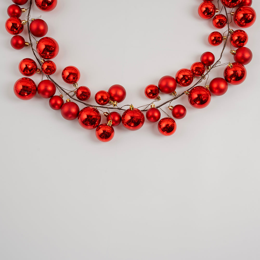 Shiny Ball Garland 6ft