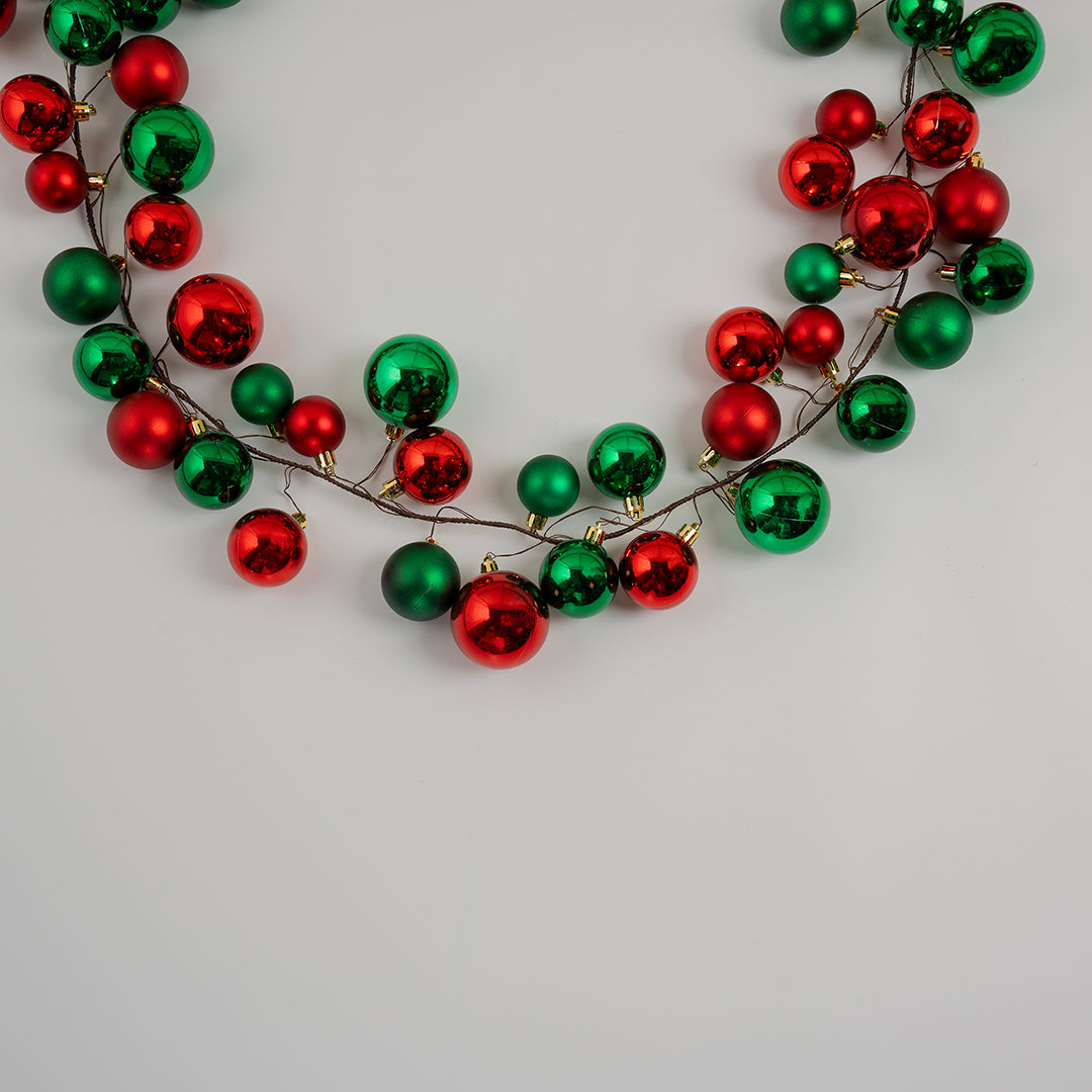 Shiny Ball Garland 6ft