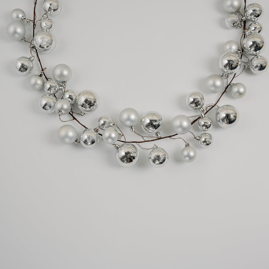 Shiny Ball Garland 6ft