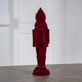 Flocked Nutcracker Tabletop