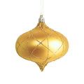 Bright Gold Onion Ornament