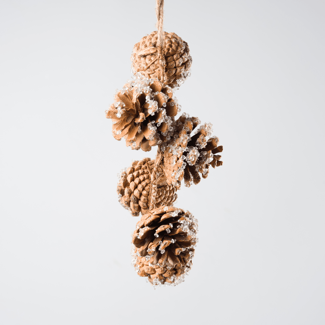 Brown Pinecone Botanical Ornament