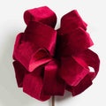 Burgundy Velvet Decorative Pick