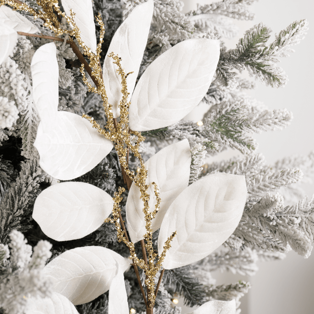 Cream Velvet Leaf Garland