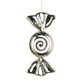 Flat Champagne 7.5" Swirl Candy Ornament