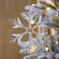 Frosted Snowflake Hanging Ornament