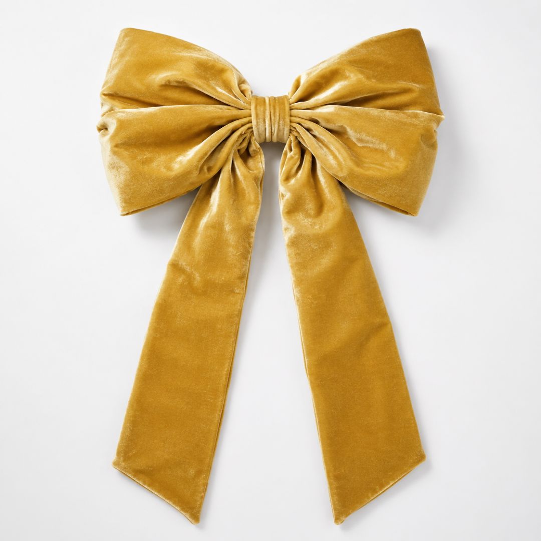 Gold Oversized Outdoor Bow