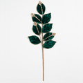 Green Velvet Leaf Pick
