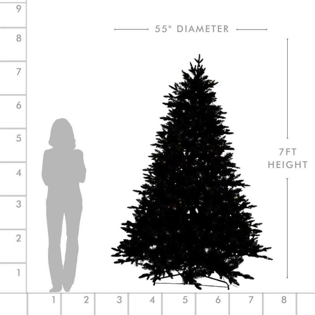 Joy By 7' Mixed Foliage Christmas Tree with 500 Warm White LED Lights