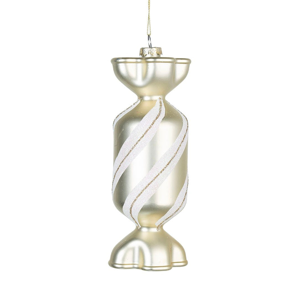 Matte Champagne 7" Toffee Ornament