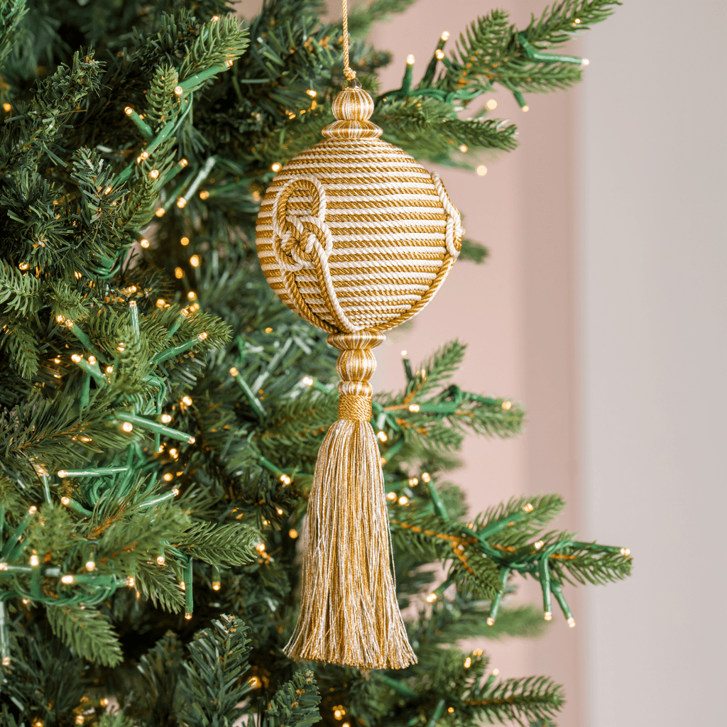 Natural Jute Ornament with Tassel