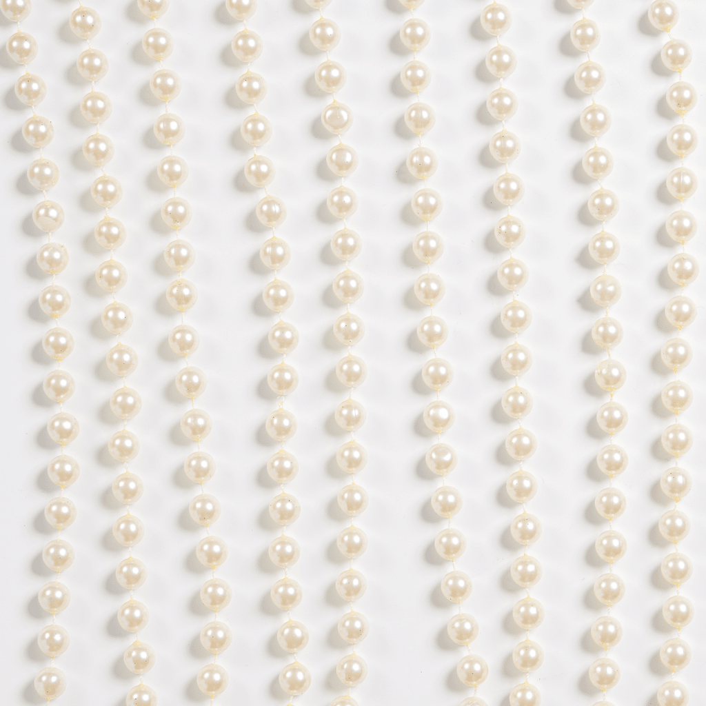Pearl Beige Bead Garland 15 ft
