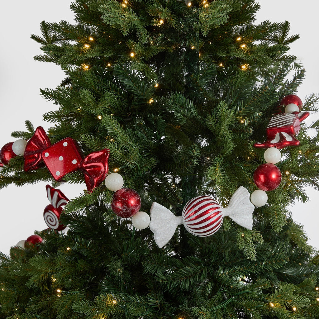 Red Mixed Candy Garland- 6ft