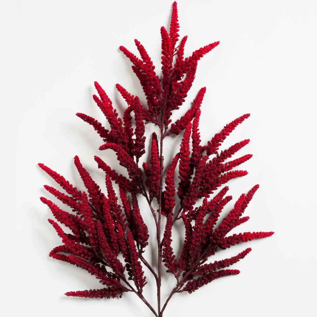 Red Real Touch Amaranthus Pick 41"