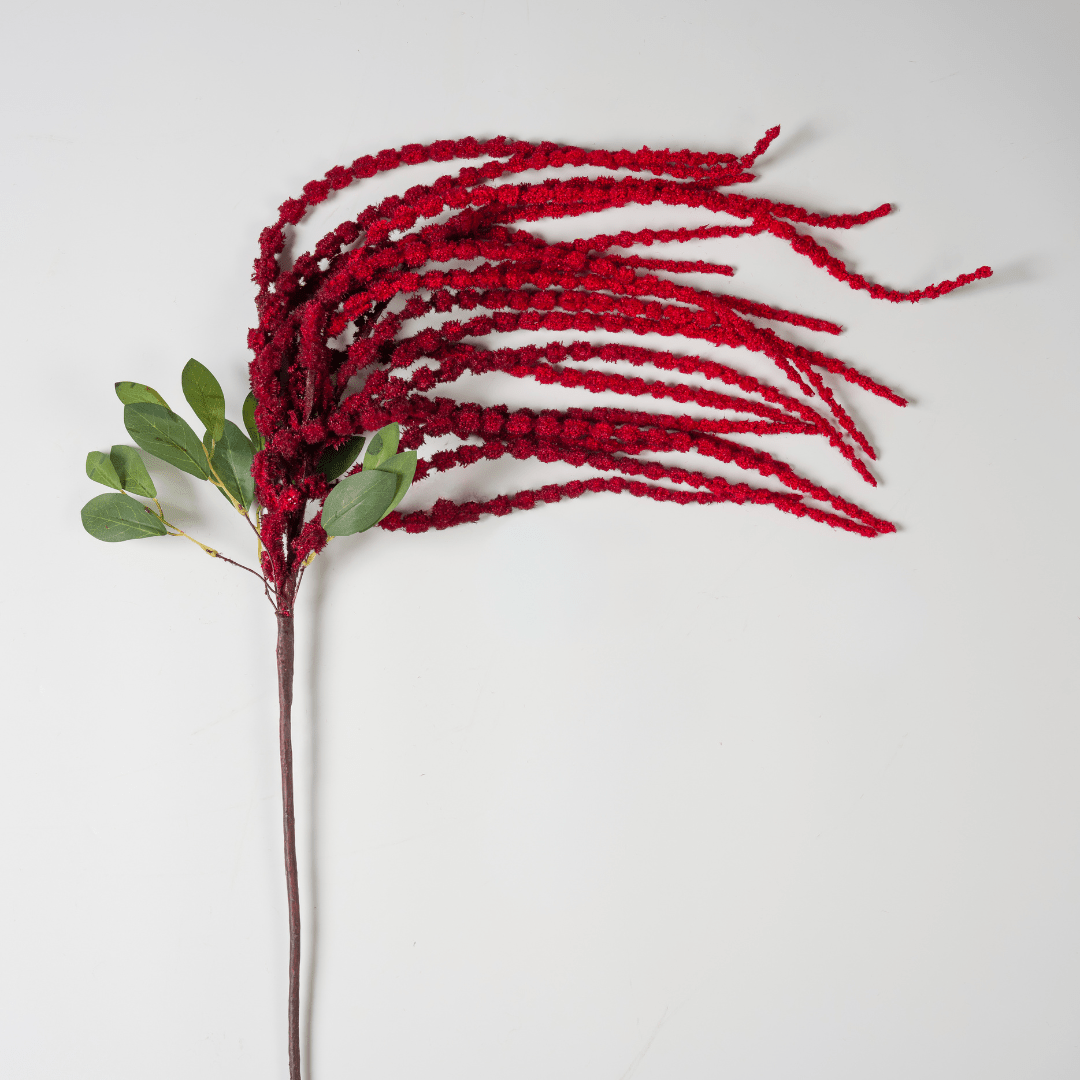 Red Real Touch Amaranthus Pick 42"