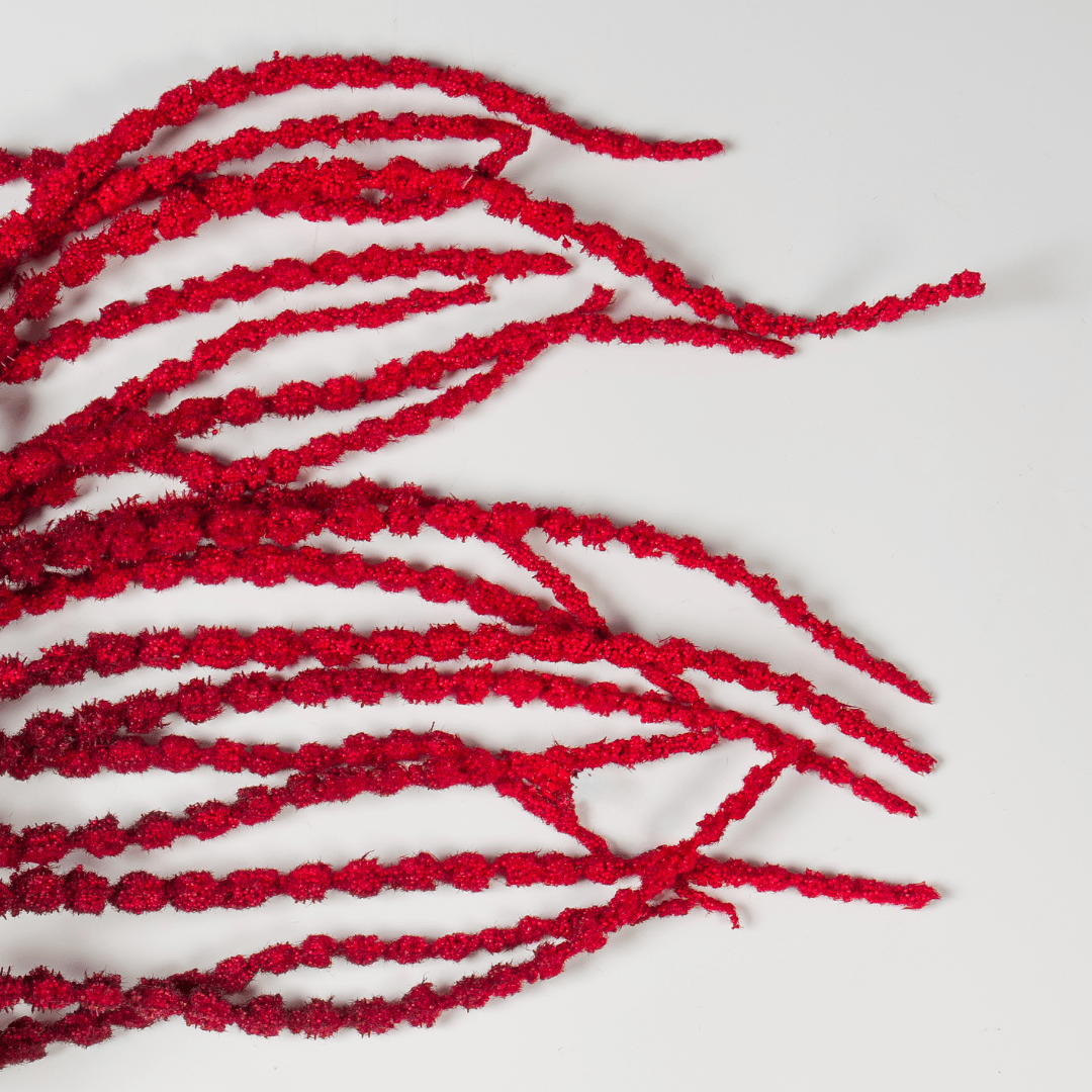 Red Real Touch Amaranthus Pick 42"