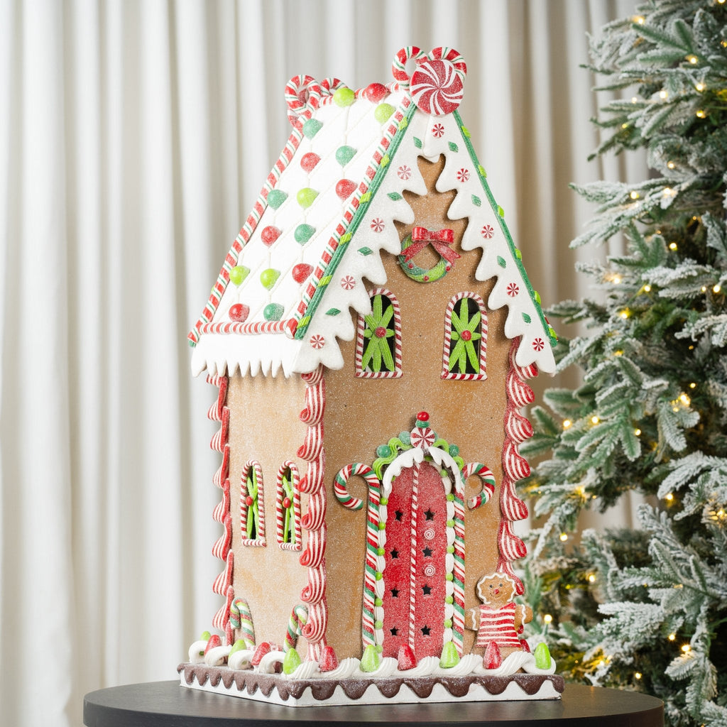Traditional Gingerbread House Tabletop - 27"